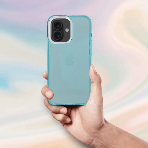 Силиконов калъф PEARL за iPhone 16 Plus, Зелен