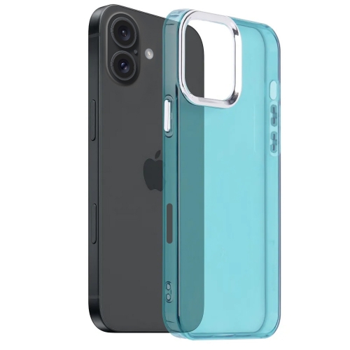 Силиконов калъф PEARL за iPhone 16, Зелен