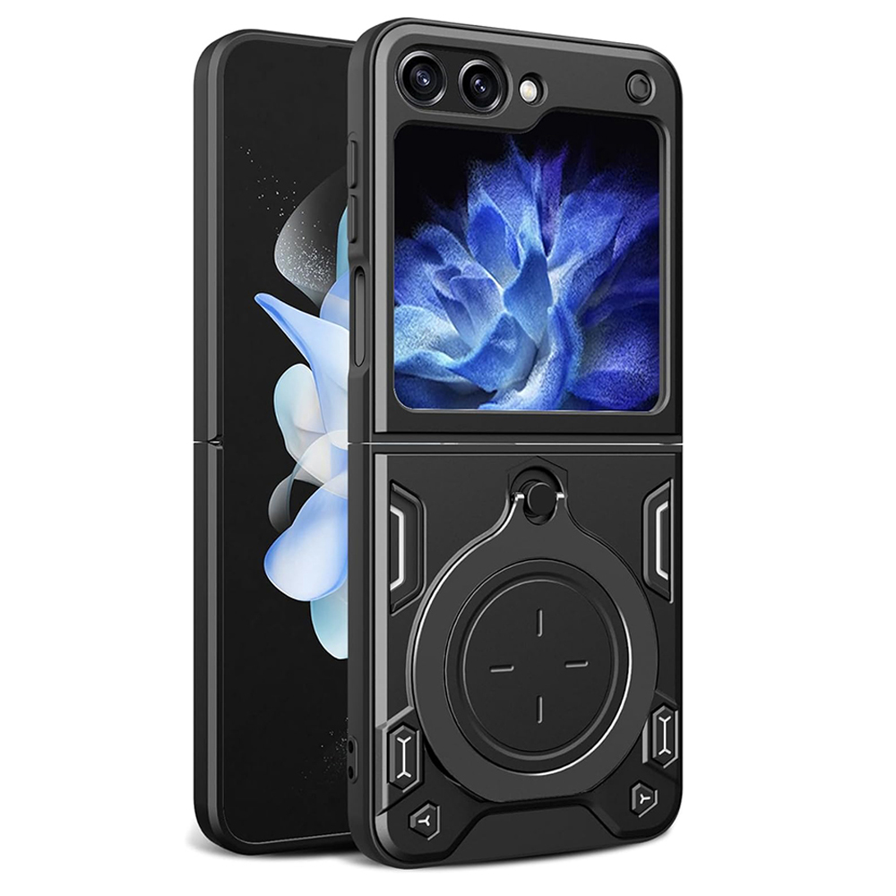Удароустойчив калъф Techsuit Camguard pro за Samsung Galaxy Z Flip 6, Черен