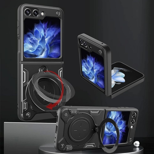 Удароустойчив калъф Techsuit Camguard pro за Samsung Galaxy Z Flip 6, Черен