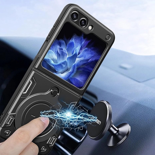 Удароустойчив калъф Techsuit Camguard pro за Samsung Galaxy Z Flip 6, Черен