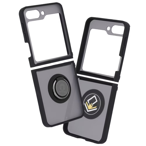 Удароустойчив калъф Techsuit Glinth за Samsung Galaxy Z Flip 6, Черен