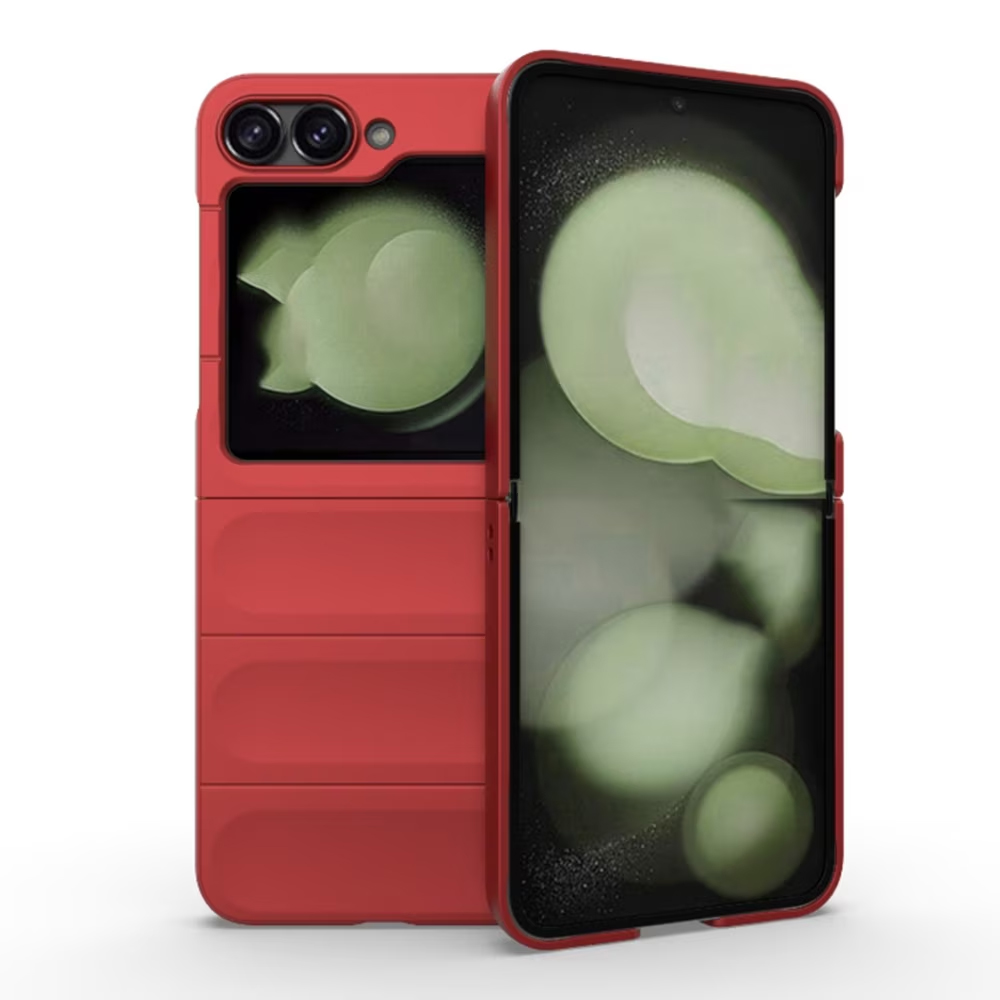 Удароустойчив калъф Techsuit Magic Shield за Samsung Galaxy Z Flip 6, Червен