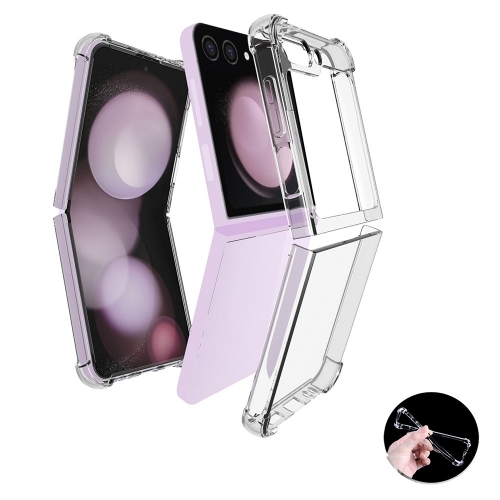 Силиконов калъф Anti-Drop за Samsung Galaxy Z Flip6, Прозрачен