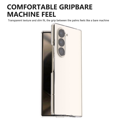 Пластмасов калъф за Samsung Galaxy Z Fold6, Прозрачен