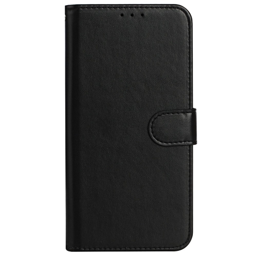 Калъф Тефтер Leather Wallet за HMD Pulse Plus / Pulse Pro, Черен