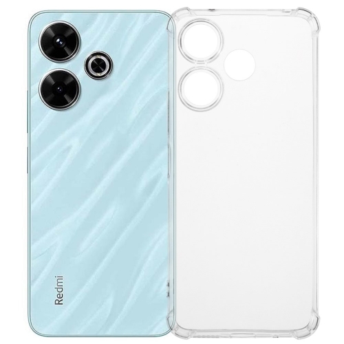 Силиконов калъф Anti-Drop за Xiaomi Redmi 13 4G / Redmi 13 5G, Прозрачен