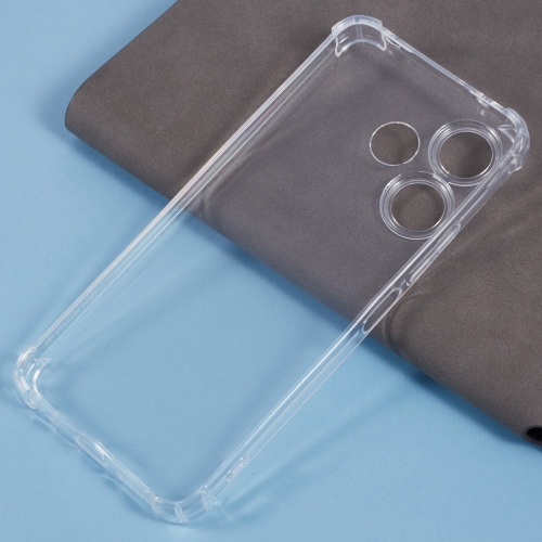 Силиконов калъф Anti-Drop за Xiaomi Redmi 13 4G / Redmi 13 5G, Прозрачен