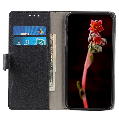 Калъф Тефтер Leather Wallet за Xiaomi Redmi 13 4G / Redmi 13 5G, Черен