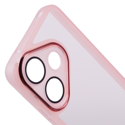 Силиконов калъф DKSM за Xiaomi Redmi 13 5G / Redmi 13 4G, Прозрачен- розов