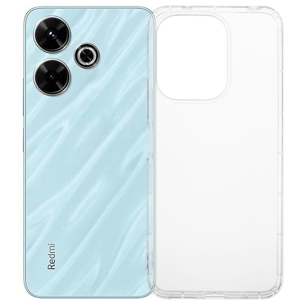 Силиконов калъф за Xiaomi Redmi 13 5G /Redmi 13 4G / Note 13R 5G / Poco M6 4G, Прозрачен