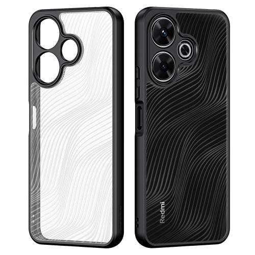Удароустойчив калъф DUX DUCIS Aimo за Xiaomi Redmi 13 5G /Redmi 13 4G / Note 13R 5G / Poco M6 4G, Прозрачен-черен