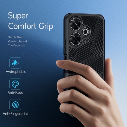 Удароустойчив калъф DUX DUCIS Aimo за Xiaomi Redmi 13 5G /Redmi 13 4G / Note 13R 5G / Poco M6 4G, Прозрачен-черен