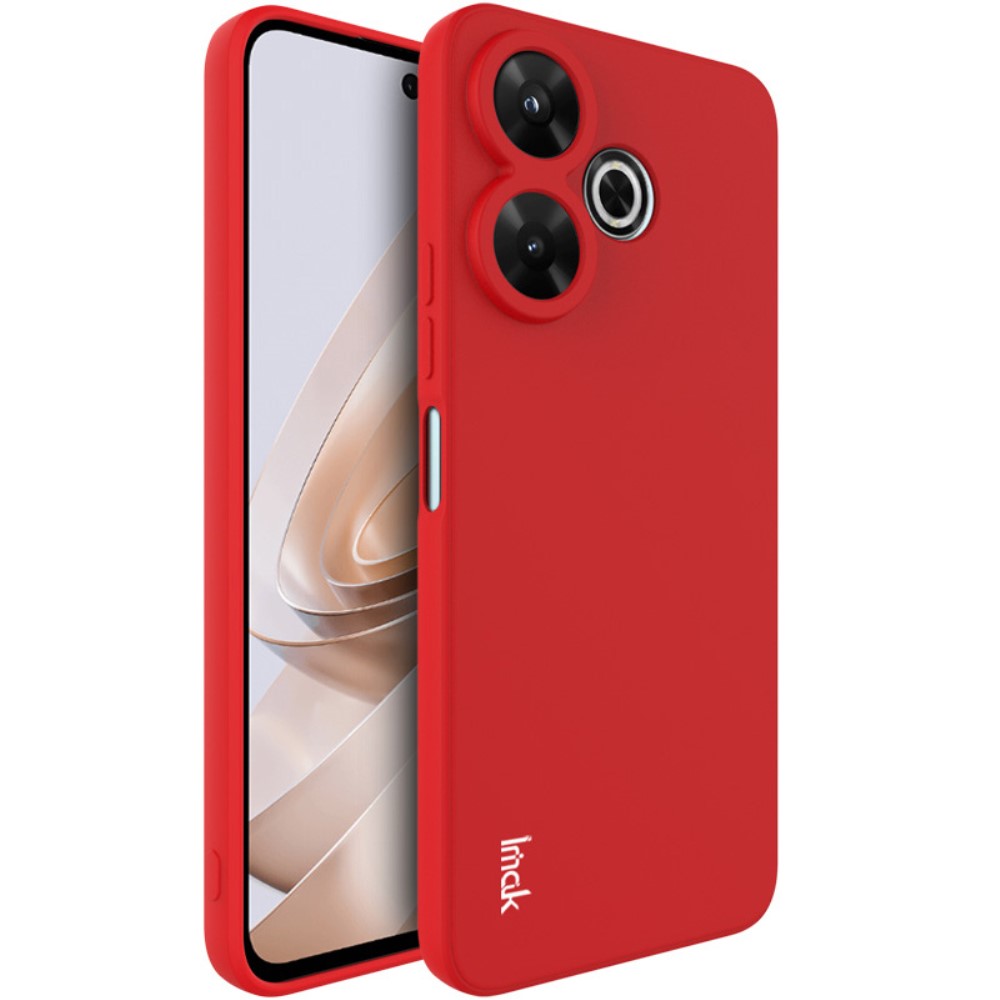 Силиконов калъф IMAK UC-4 за Xiaomi Redmi 13 5G /Redmi 13 4G / Note 13R 5G / Poco M6 4G, Червен