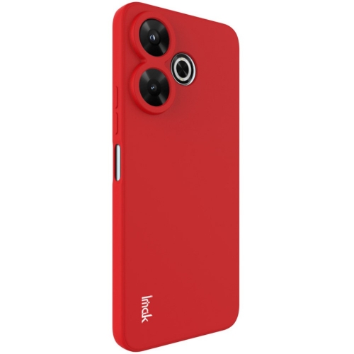 Силиконов калъф IMAK UC-4 за Xiaomi Redmi 13 5G /Redmi 13 4G / Note 13R 5G / Poco M6 4G, Червен