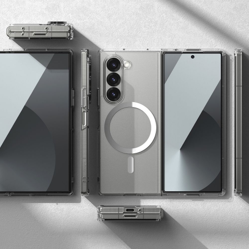 Удароустойчив калъф Acrylic MagSF за Samsung Galaxy Z Fold6, Прозрачен