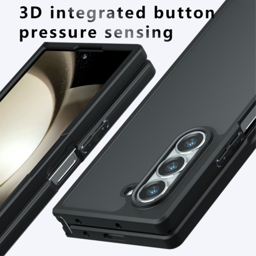 Удароустойчив калъф за Samsung Galaxy Z Fold6, Прозрачен-черен