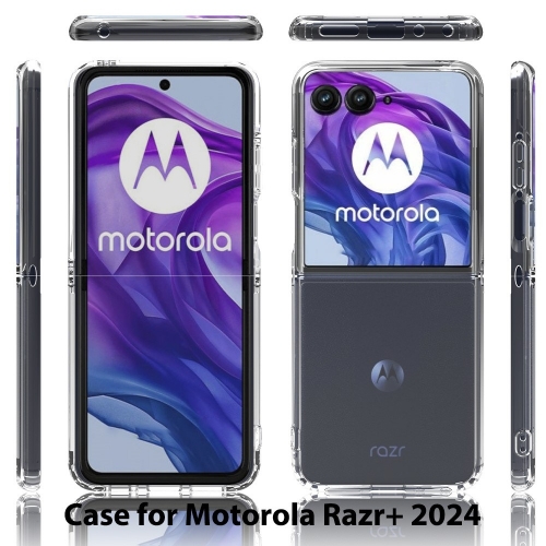 Удароустойчив калъф Acrylic за Motorola Razr 50 Ultra 5G, Прозрачен