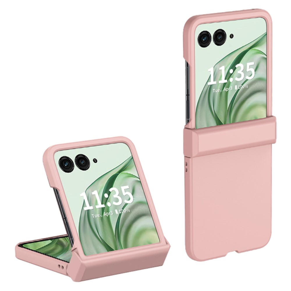 Удароустойчив калъф Skin Feel за Motorola Razr 50 Ultra 5G, Розов