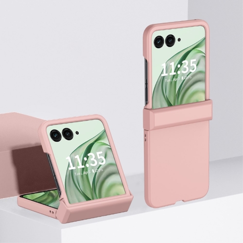 Удароустойчив калъф Skin Feel за Motorola Razr 50 Ultra 5G, Розов