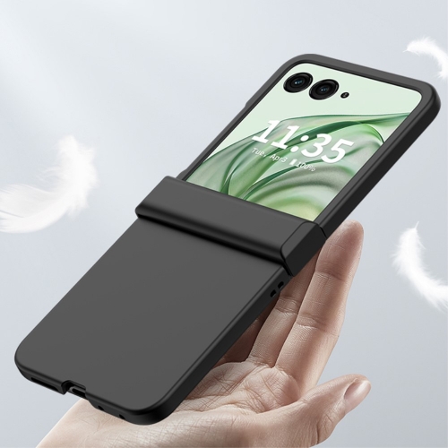 Удароустойчив калъф Skin Feel за Motorola Razr 50 Ultra 5G,  Черен