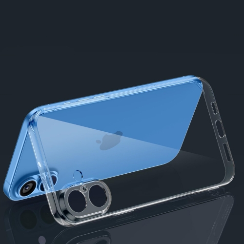 Силиконов калъф за iPhone 16, 2mm, Прозрачен