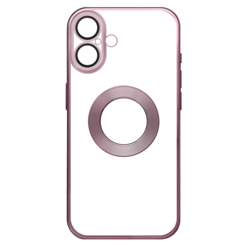 Силиконов калъф Glam за iPhone 16, Розов
