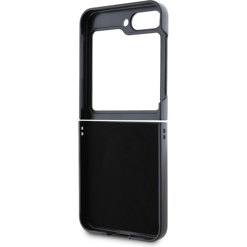 Калъф DKNY за Samsung Galaxy Z Flip 6, PU Leather Stack Logo Case, DKHCZF6PSMCSLK