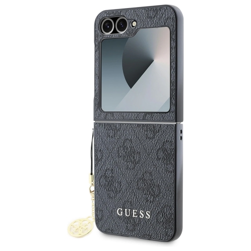 Калъф Guess за Samsung Galaxy Z Flip 6, 4G Charm Case, GUHCZF6GF4GGR