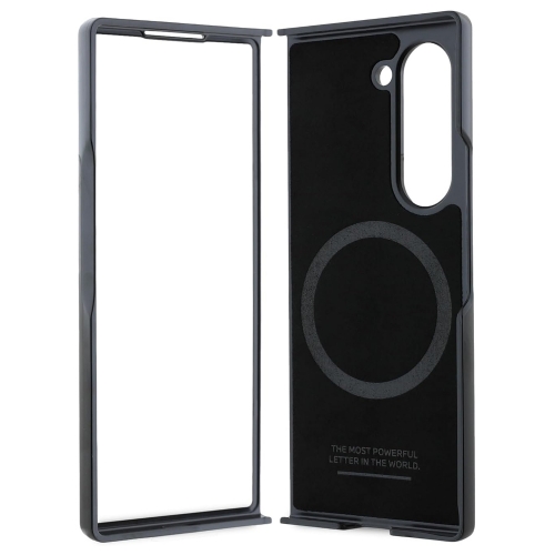 Калъф BMW за Samsung Galaxy Z Fold 6, M PU Carbon Tricolor Stripe MagSafe, BMHMZFD623PUDTK