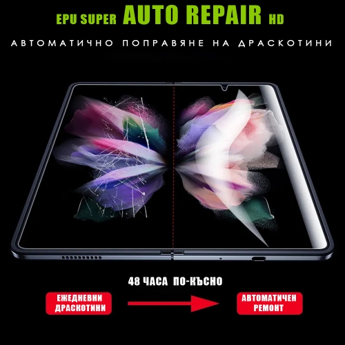 Изрязване Хидрогел протектор EPU Super Auto Repair HD, folding screen
