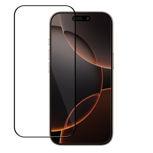 Стъклен протектор Veason 6D Pro Full Glue за iPhone 16 Pro Max, Черен