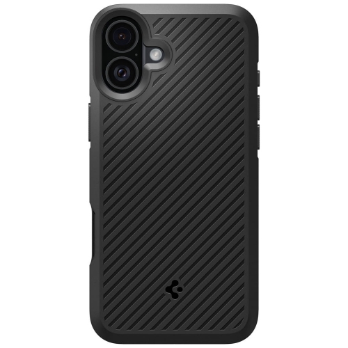 Удароустойчив калъф Spigen Core Armor за iPhone 16, ACS08220, Matte, Черен