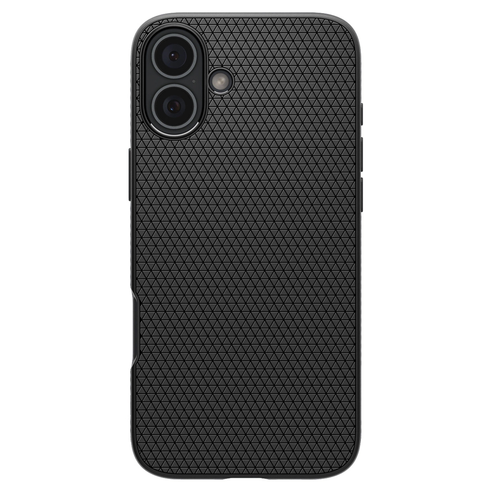 Удароустойчив Калъф Spigen Liquid Air за iPhone 16, ACS08194, Matte, Черен