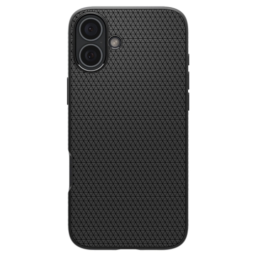 Удароустойчив Калъф Spigen Liquid Air за iPhone 16 Plus, ACS08066, Matte, Черен