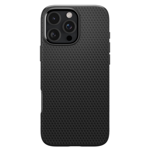 Удароустойчив Калъф Spigen Liquid Air за iPhone 16 Pro, ACS08117, Matte, Черен