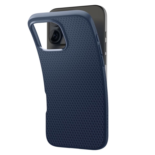 Удароустойчив Калъф Spigen Liquid Air за iPhone 16 Pro, ACS08118, Matte, Тъмно син