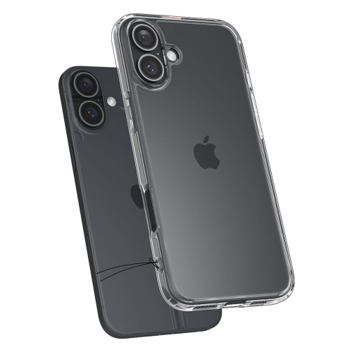 Удароустойчив калъф Spigen Ultra Hybrid за iPhone 16, ACS08197, Прозрачен