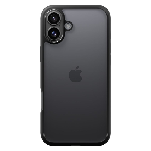 Удароустойчив калъф Spigen Ultra Hybrid за iPhone 16, ACS08201, Matte, Черен