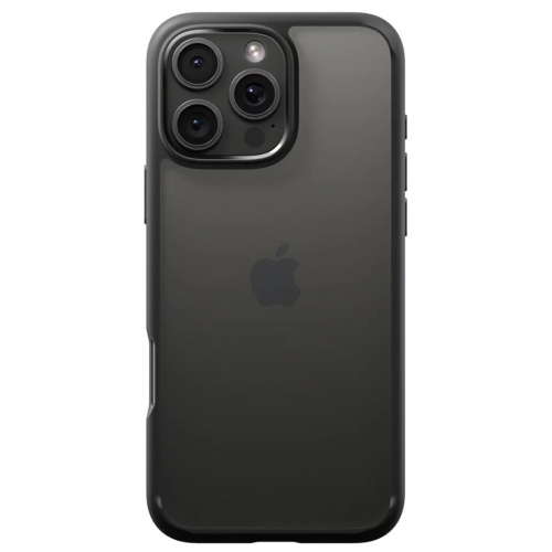 Удароустойчив калъф Spigen Ultra Hybrid за iPhone 16 Pro, ACS08125, Matte, Черен