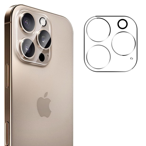 Стъклен Протектор за камера на  iPhone 16 Pro / 16 Pro Max, Прозрачен
