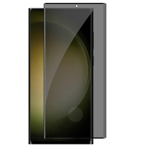 Стъклен Протектор PRIVACY за Samsung Galaxy S24 Ultra, 5D Full Glue, Черен