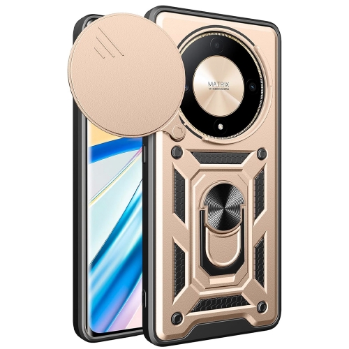 Удароустойчив калъф Techsuit CamShield за Huawei Magic6 Lite, Розово-златист