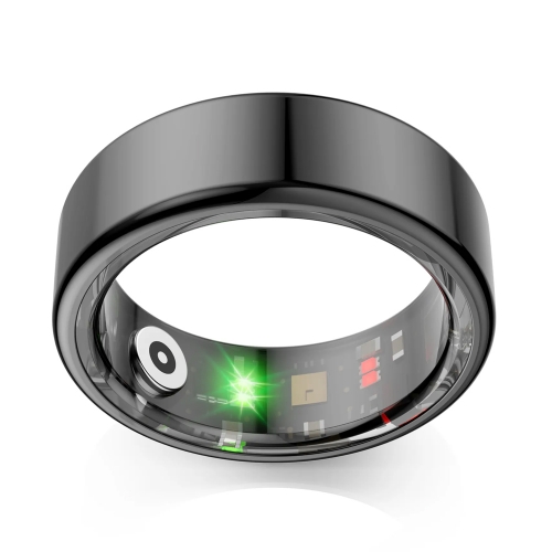 Смарт пръстен R11M smart steel ring, size13 (22,2mm), Черен