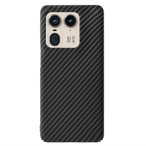 Пластмасов калъф Techsuite Carbonite FiberShell за Motorola Edge 50 Ultra, Черен