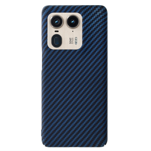 Пластмасов калъф Techsuite Carbonite FiberShell за Motorola Edge 50 Ultra, Син