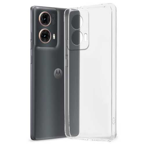 Силиконов калъф Techsuit Silicone за Motorola Moto G85, Прозрачен