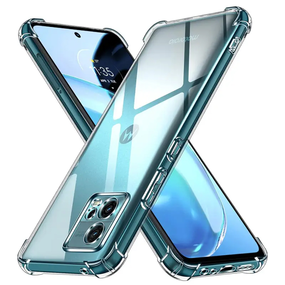 Силиконов калъф Techsuit Shockproof за Motorola Moto G72, Прозрачен