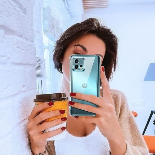 Силиконов калъф Techsuit Shockproof за Motorola Moto G72, Прозрачен