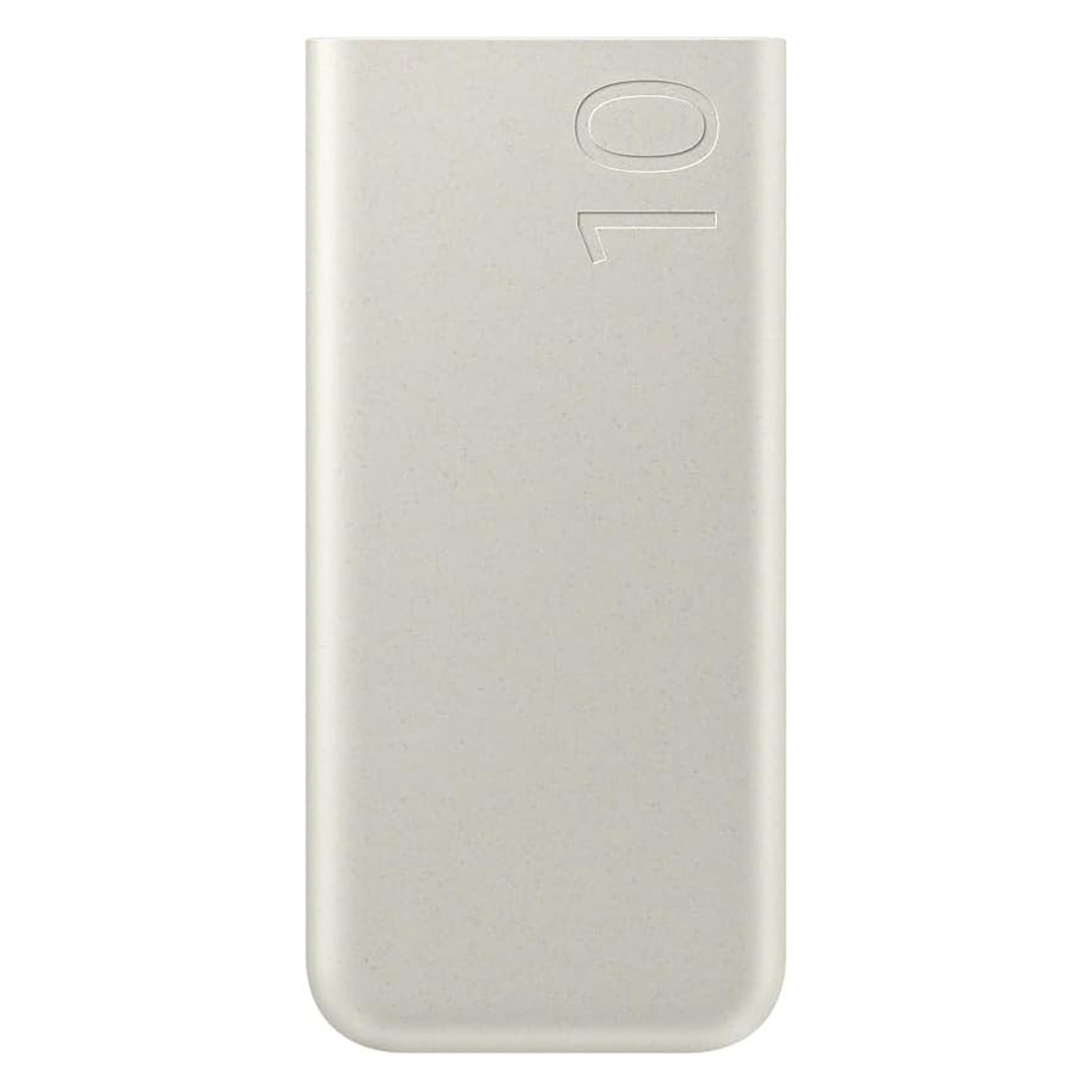Външна батерия Samsung FastCharge 10 000 mAh 2xUSB-C 25W, EB-P3400XUE, Power Bank, Бежов